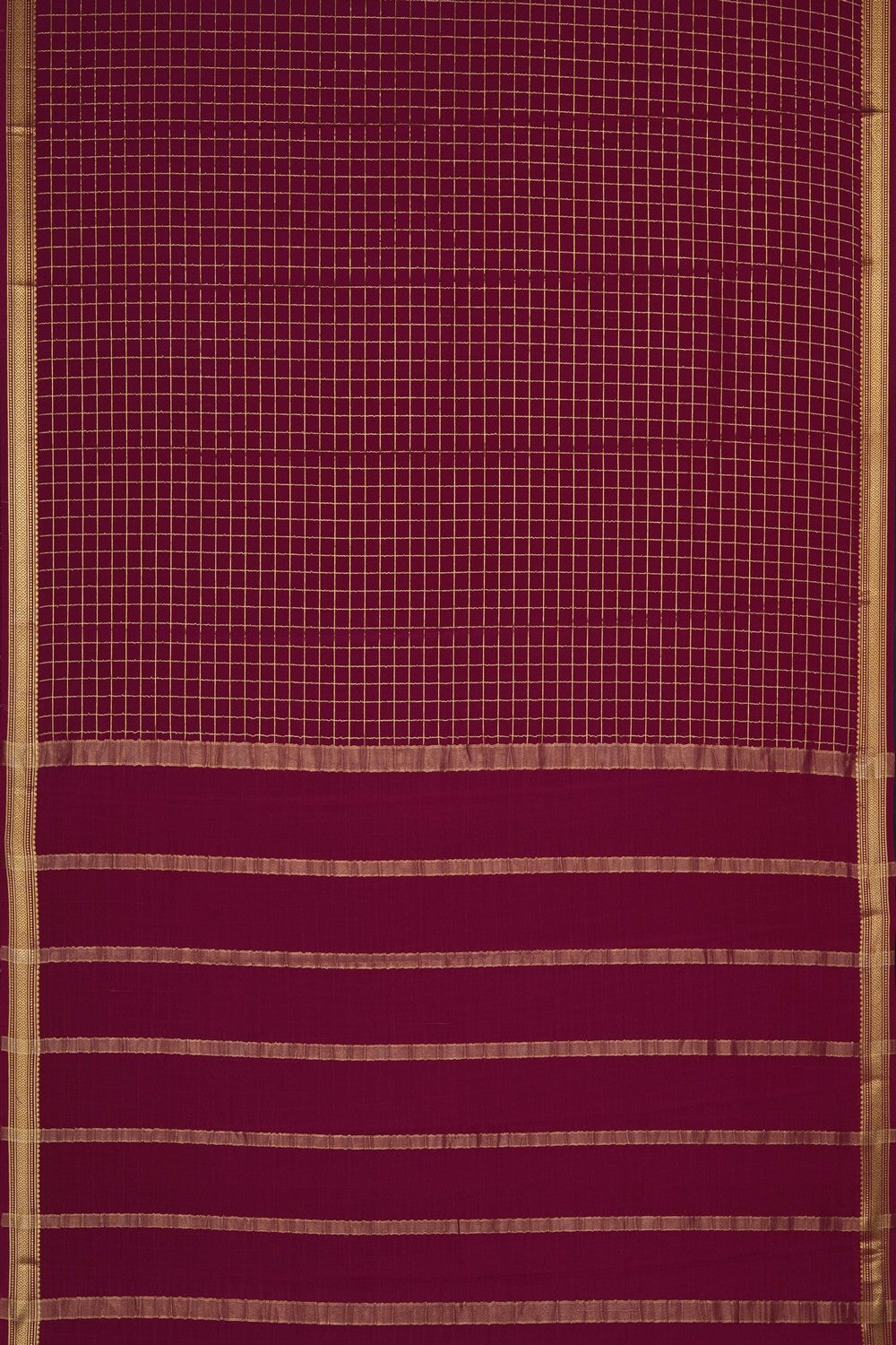 Image of Pink Crepe Saree