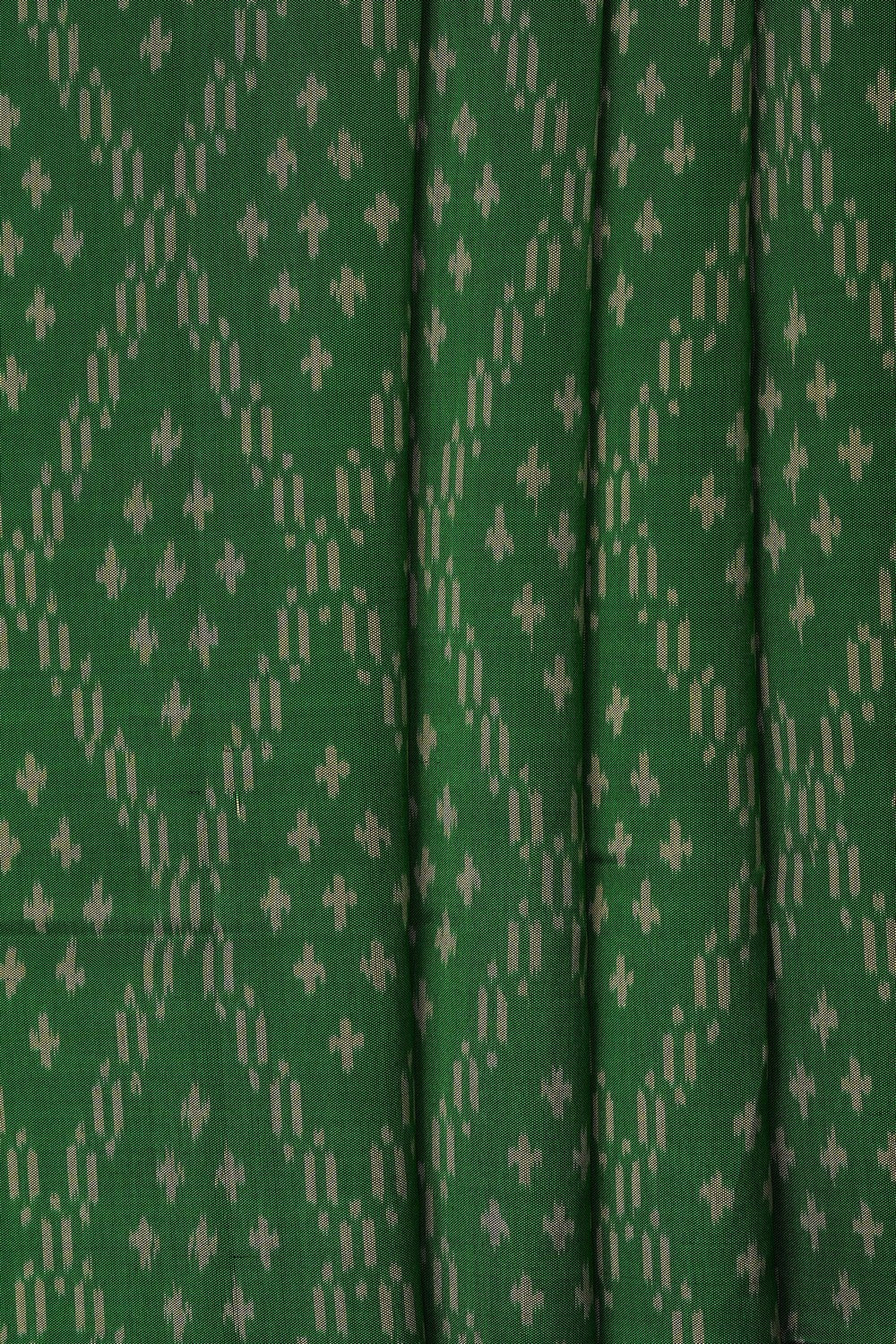 Image of Green Rajkot Silk Saree