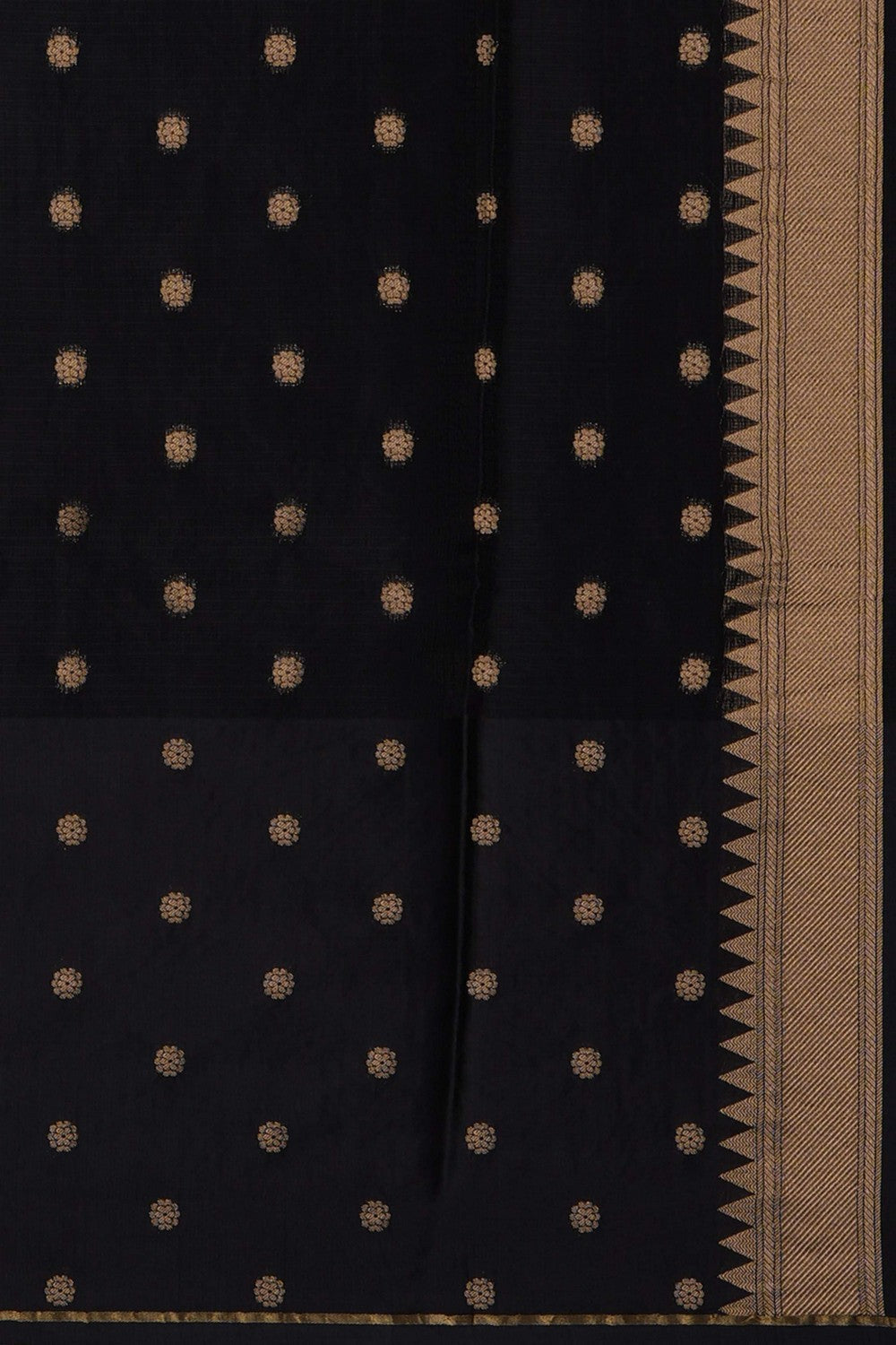 Image of Black Silk Saree