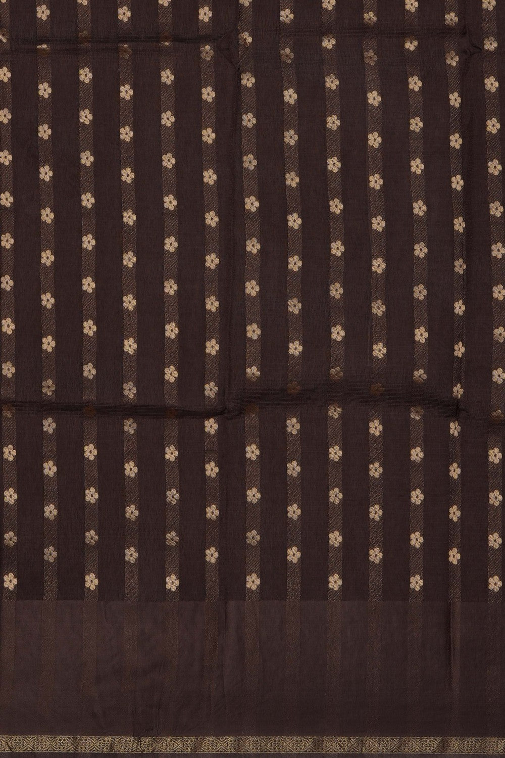 Image of Brown Silk Saree