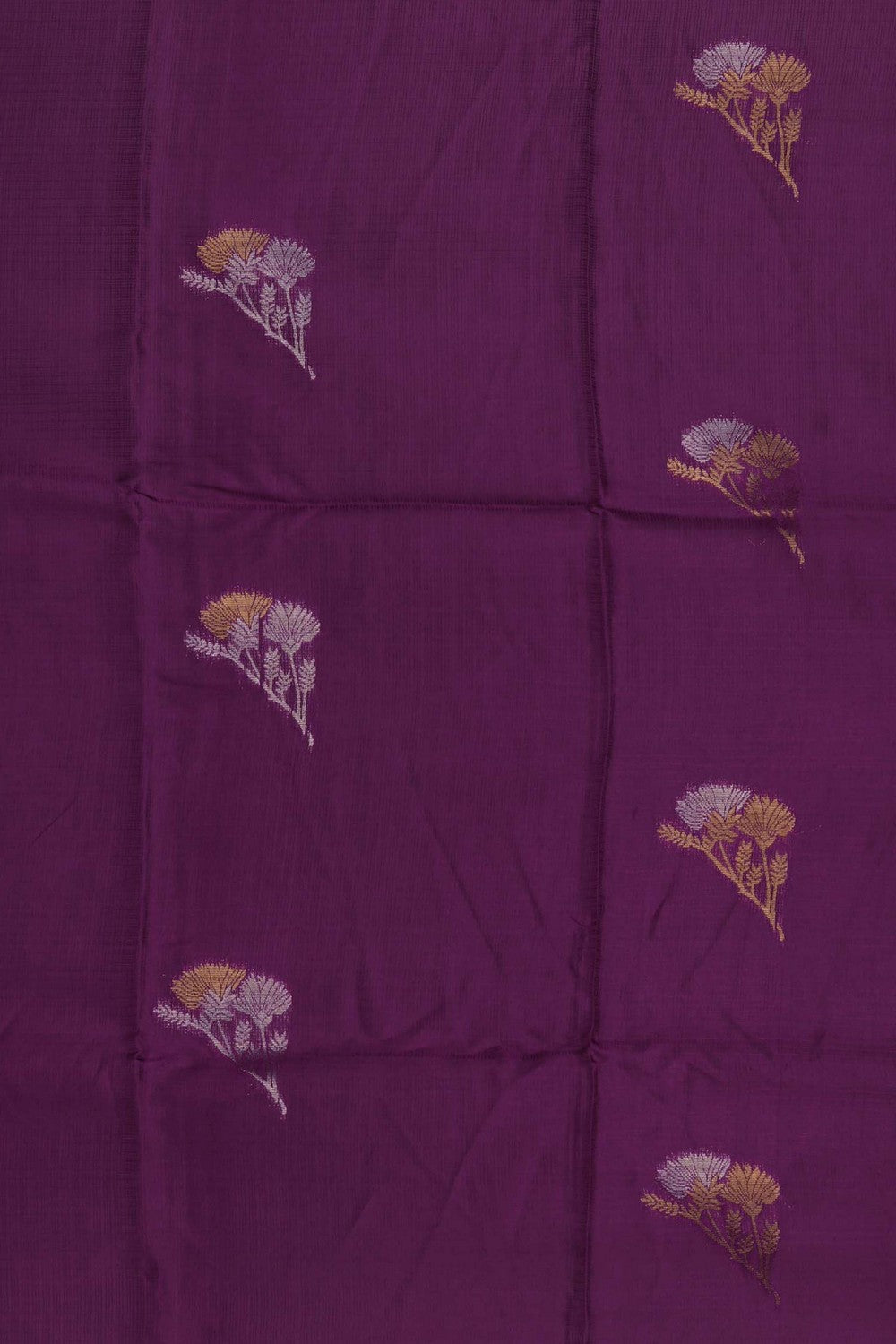 Image of A Regal Purple Kota Saree