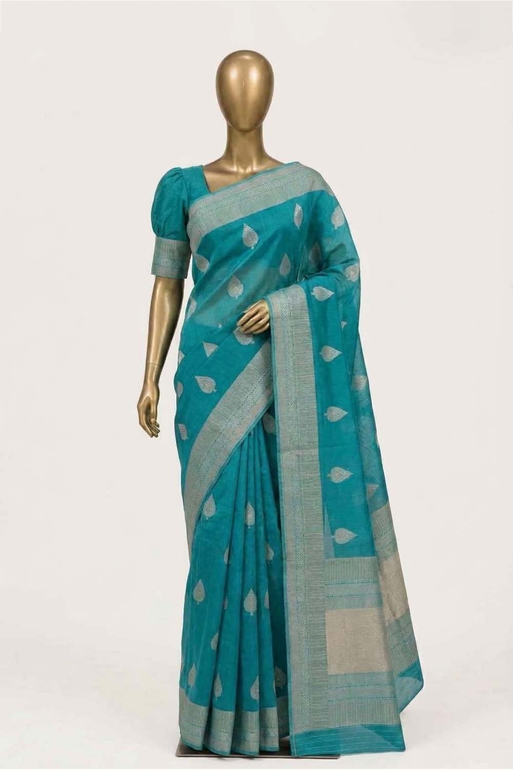 Image of Blue Kota Saree