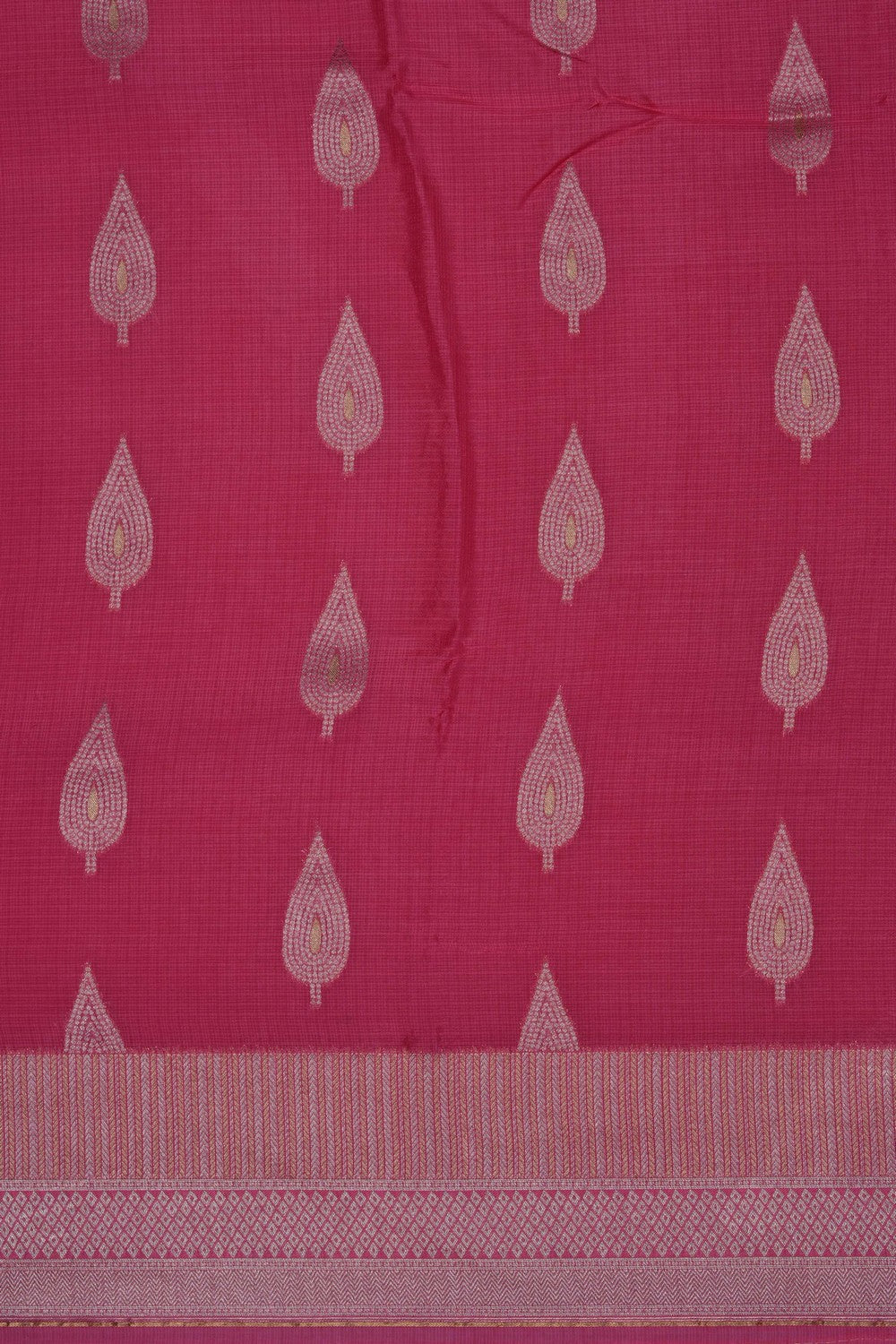 Image of Coral-Pink Kota Saree