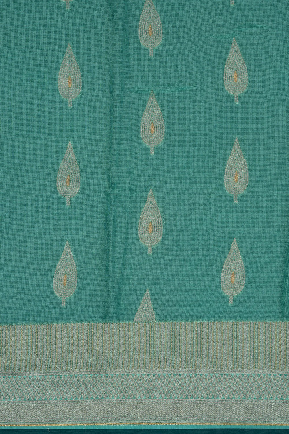 Image of Sea-Green Kota Saree