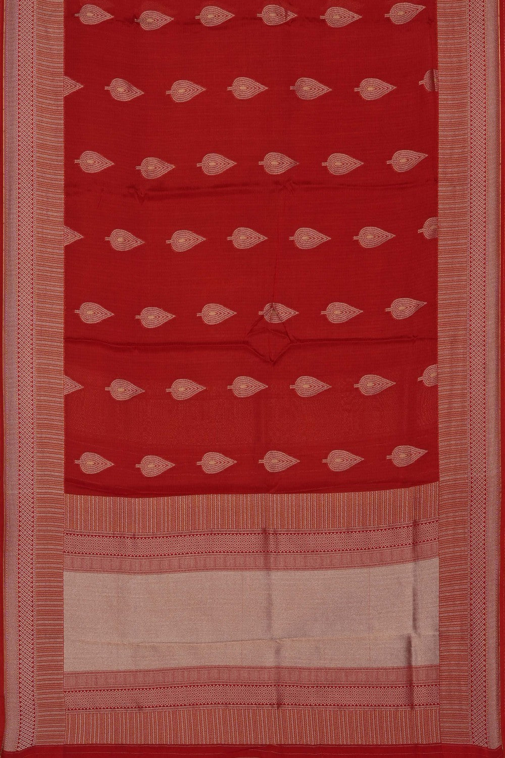 Image of Rust-Orange Kota Saree