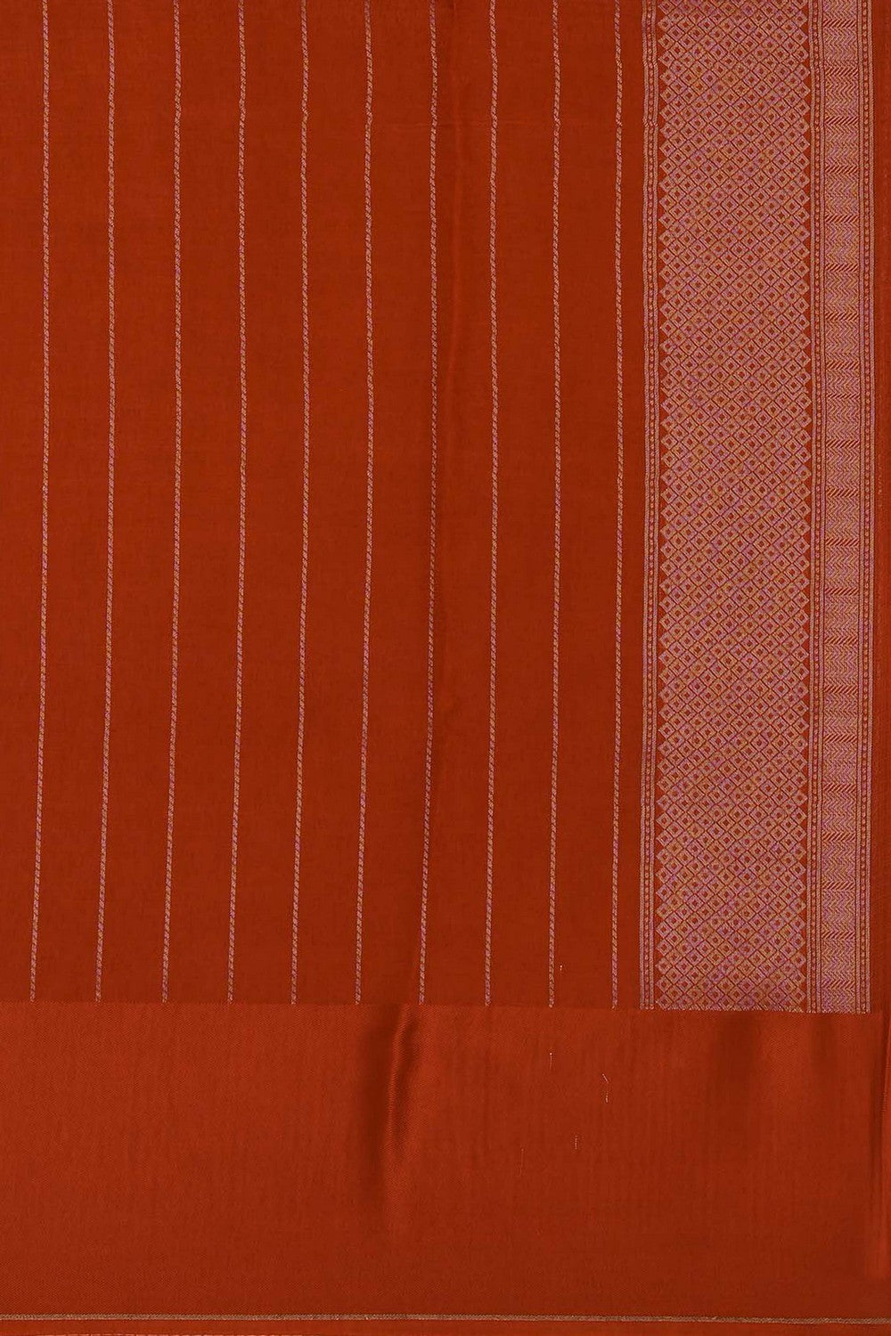 Image of Rust-Orange Kota Saree