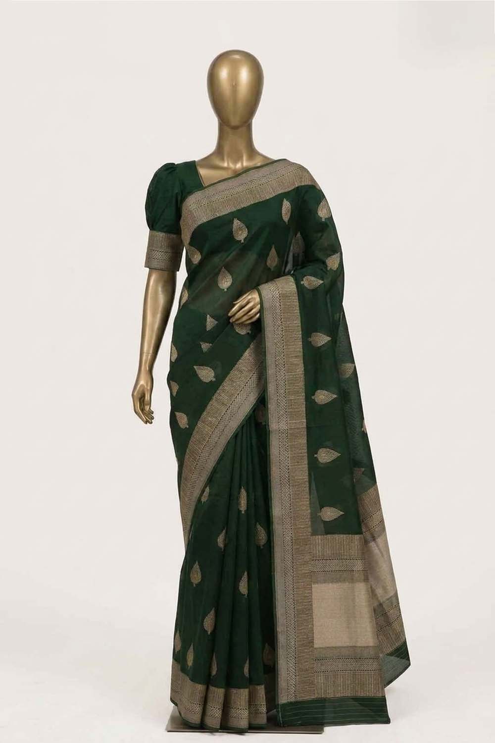 Image of Green Kota Saree