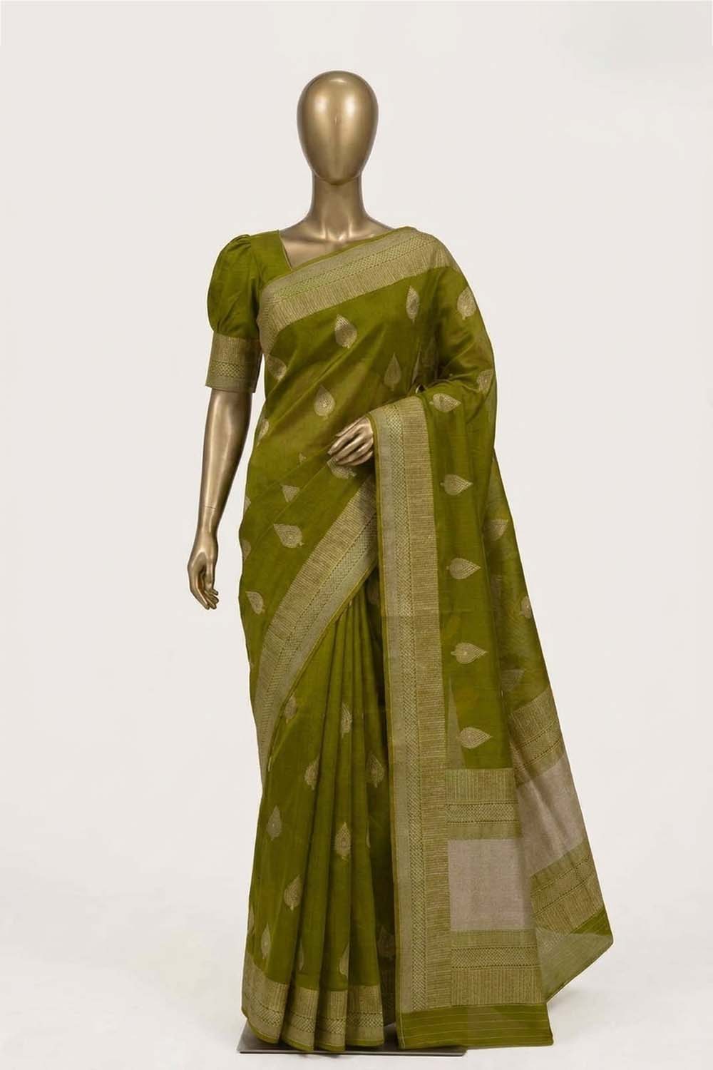 Image of Green Kota Saree