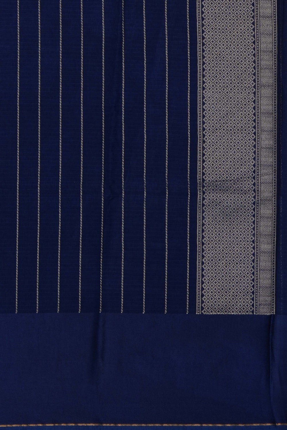 Image of Navy Blue Kota Saree