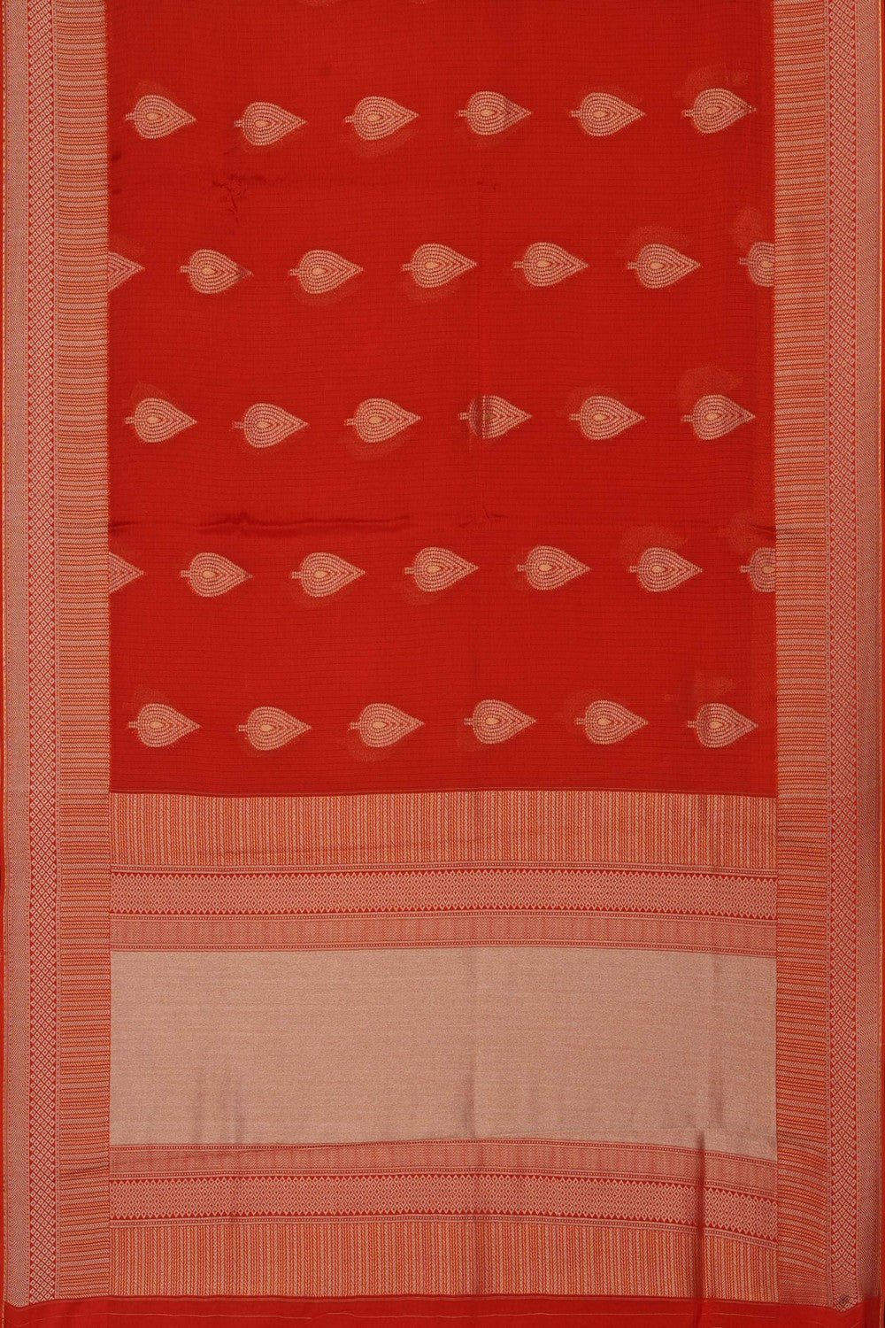 Image of Orange Kota Saree