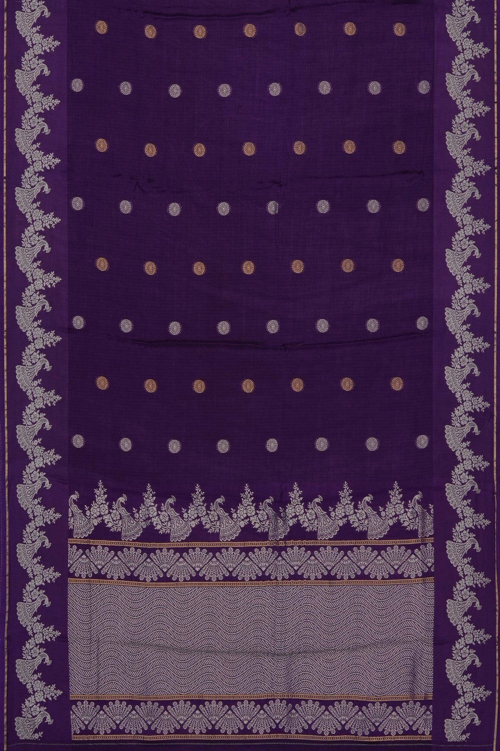 Image of Purple Kota Silk Saree