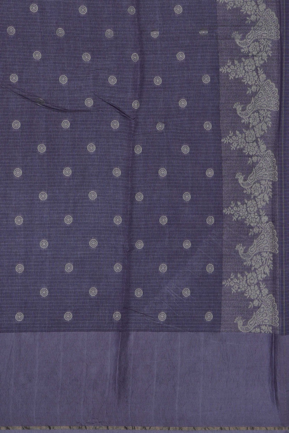 Image of Lavender-Purple Kota Silk Saree