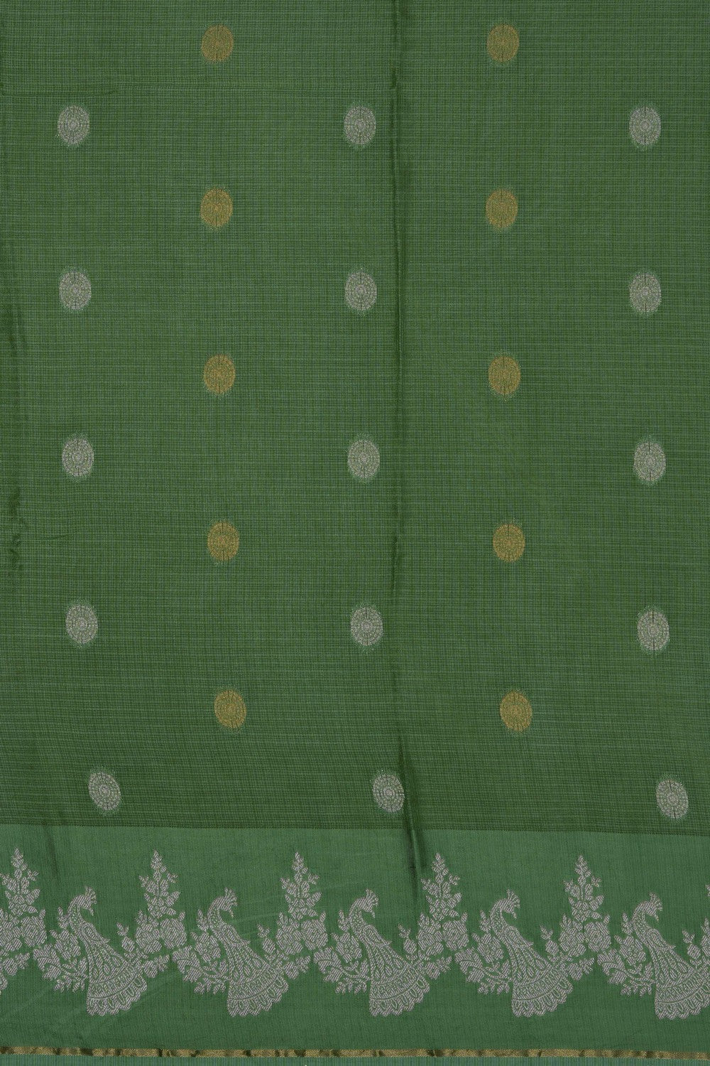Image of Green Kota Silk Saree