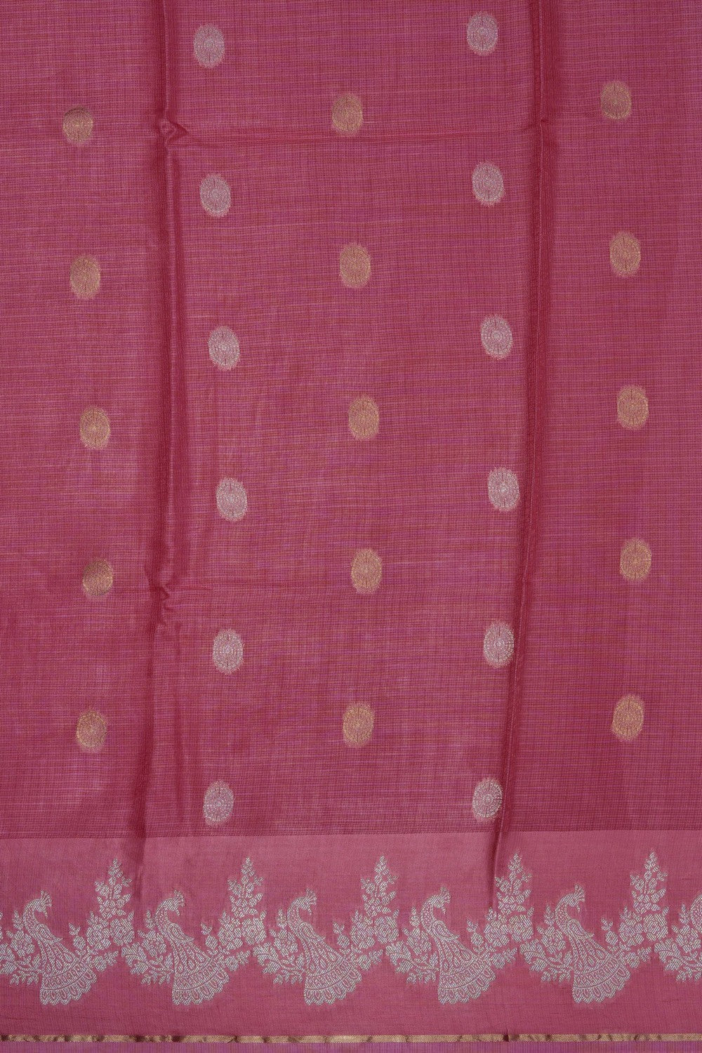 Image of Pink Kota Silk Saree