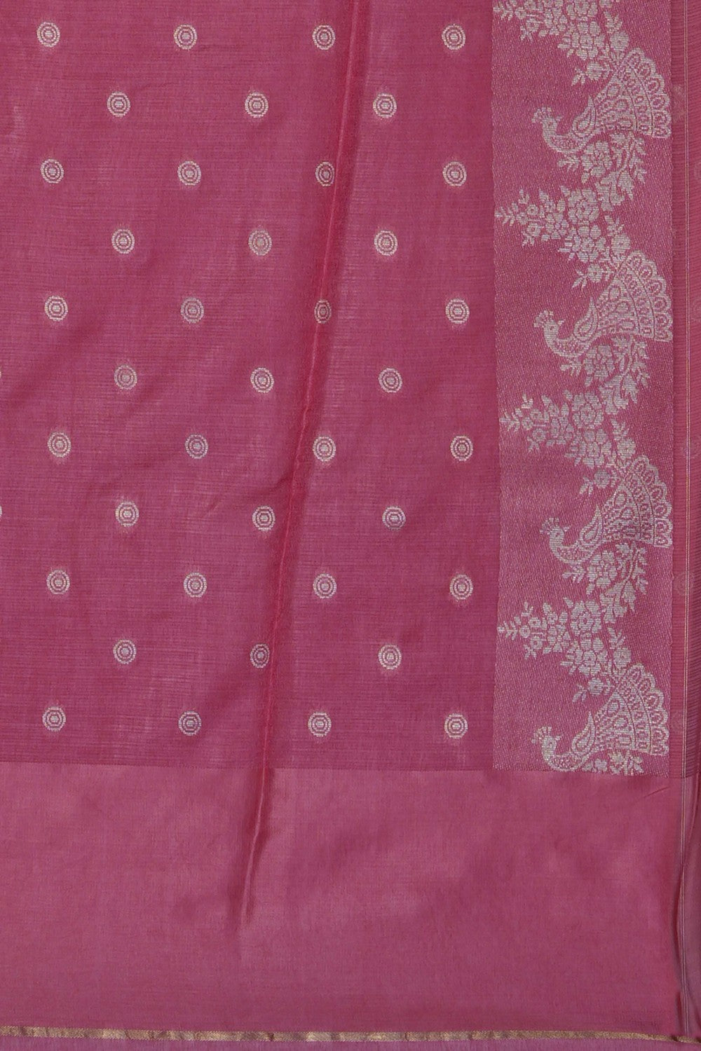 Image of Pink Kota Silk Saree