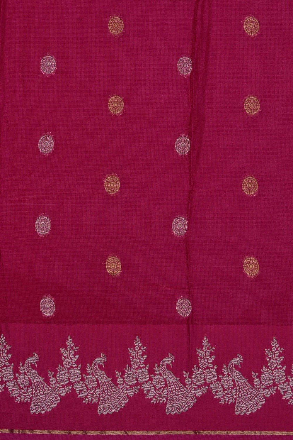 Image of Pink Kota Silk Saree