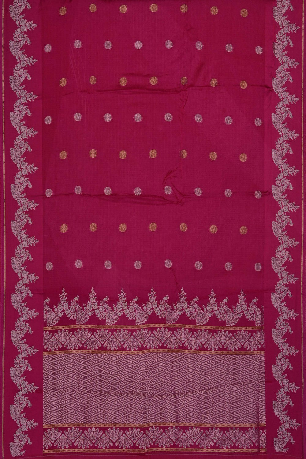 Image of Pink Kota Silk Saree