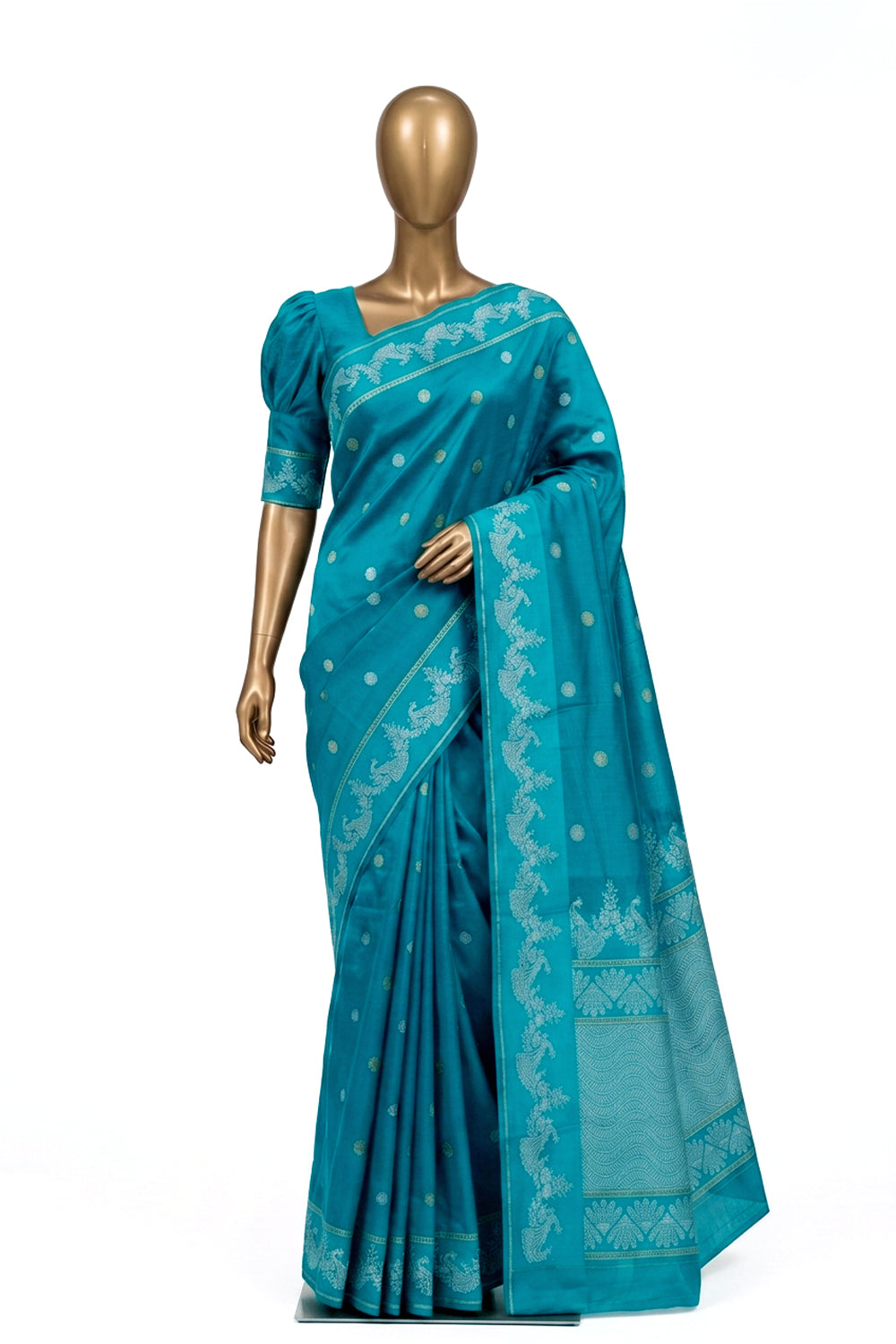 Image of Blue Kota Saree