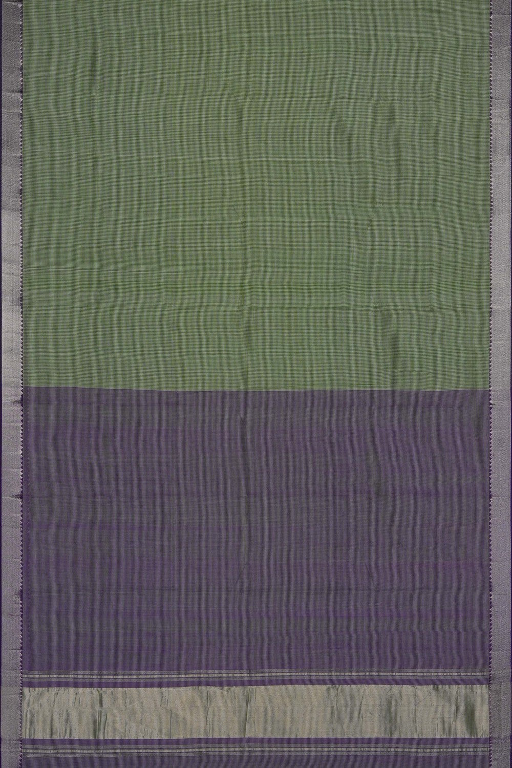 Image of Green Mangalagiri Silk Saree