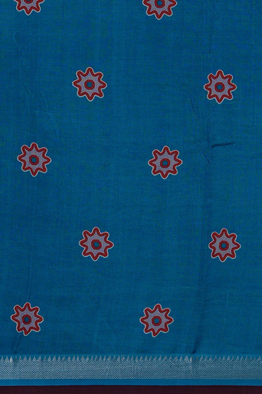 Image of Brown Mangalagiri Silk Saree