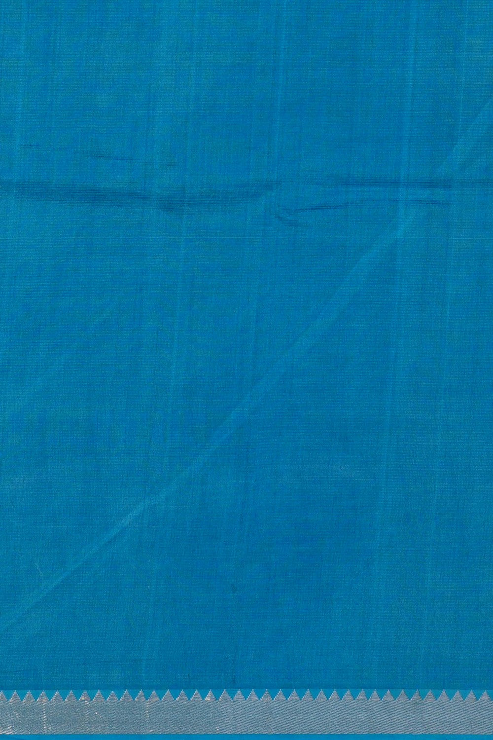 Image of Navy Blue Mangalagiri Silk Saree