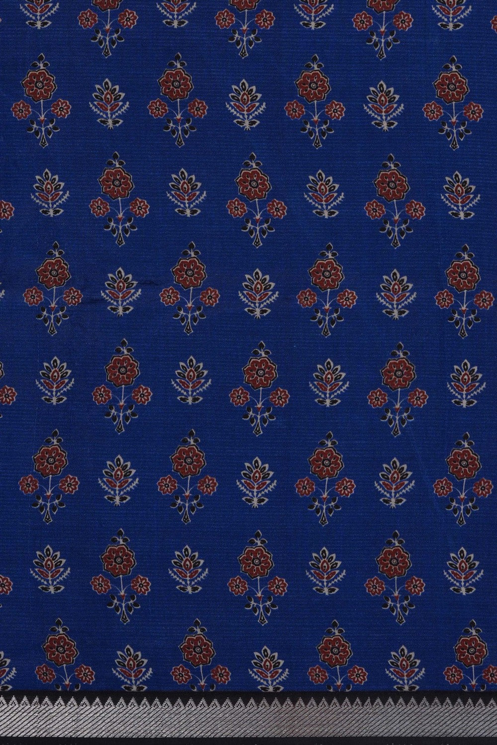 Image of Blue Mangalagiri Silk Saree