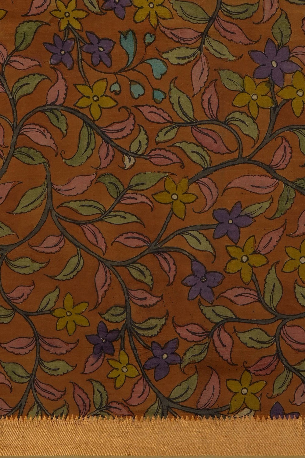 Image of Kalamkari Painting Saree