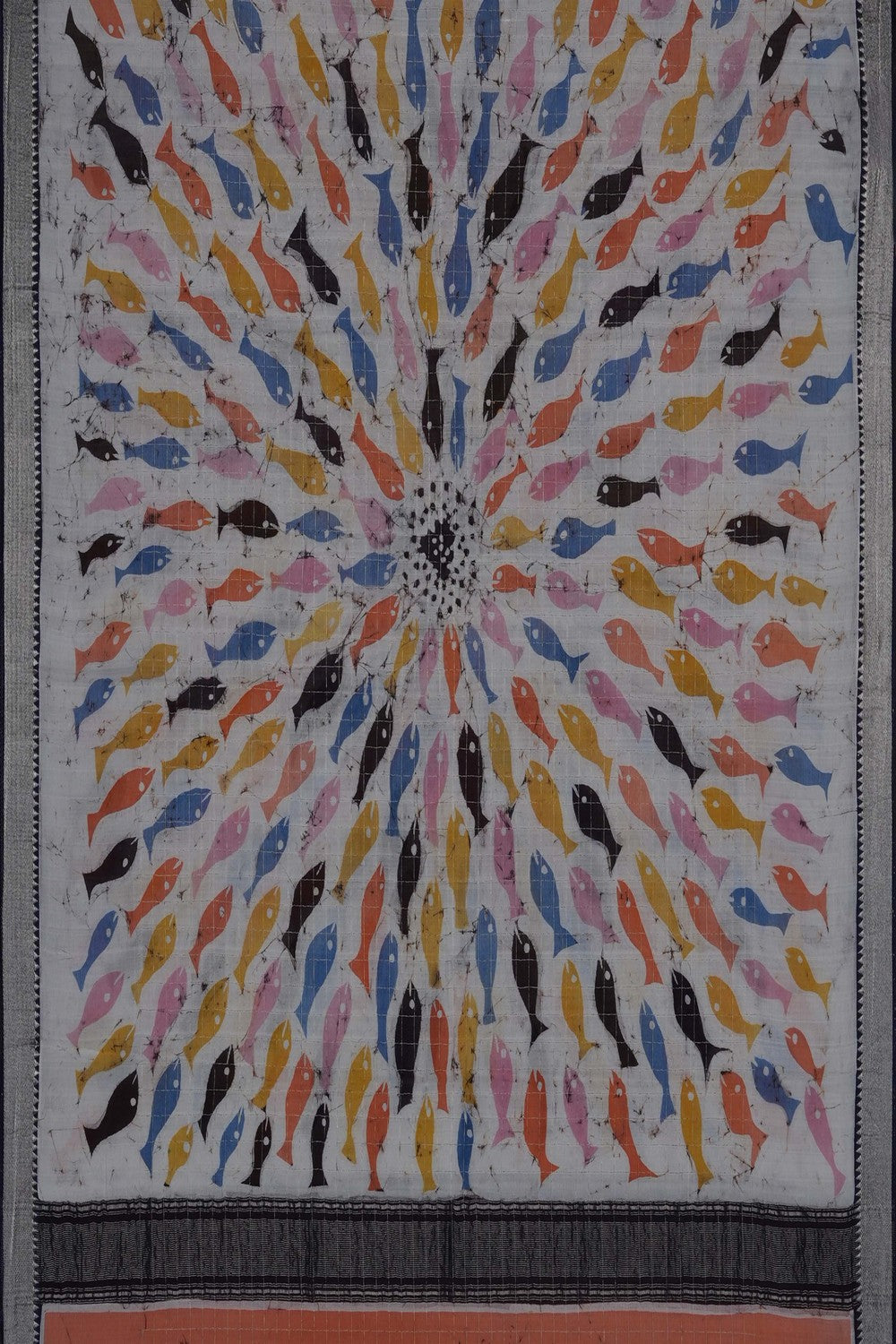 Image of A Floral Print Mangalgiri Dupatta