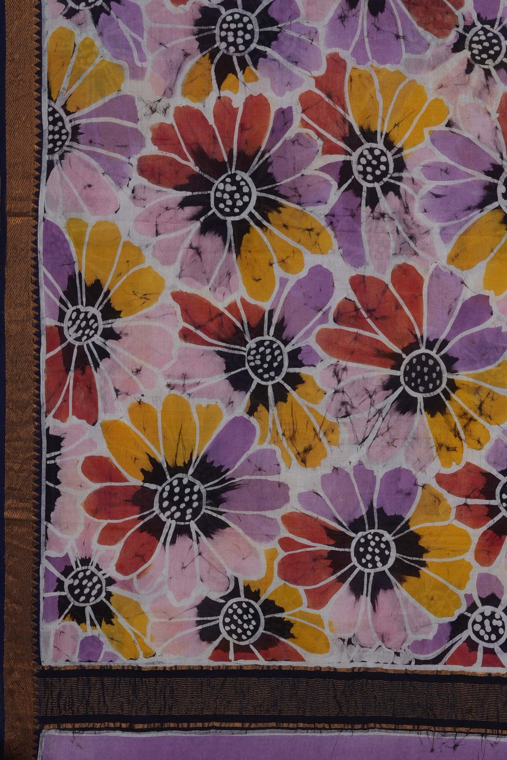 Image of A Floral Print Mangalgiri Dupatta