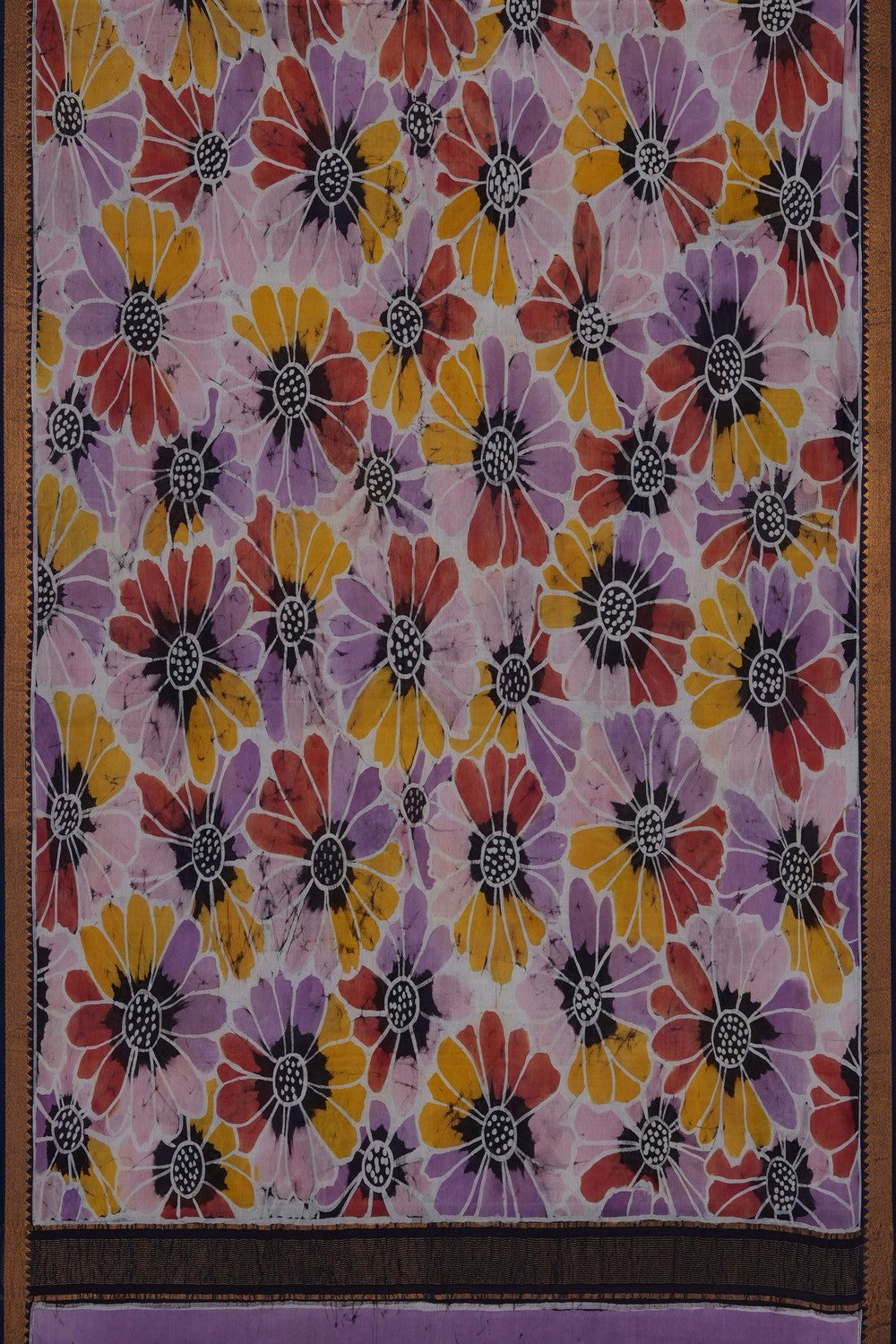 Image of A Floral Print Mangalgiri Dupatta