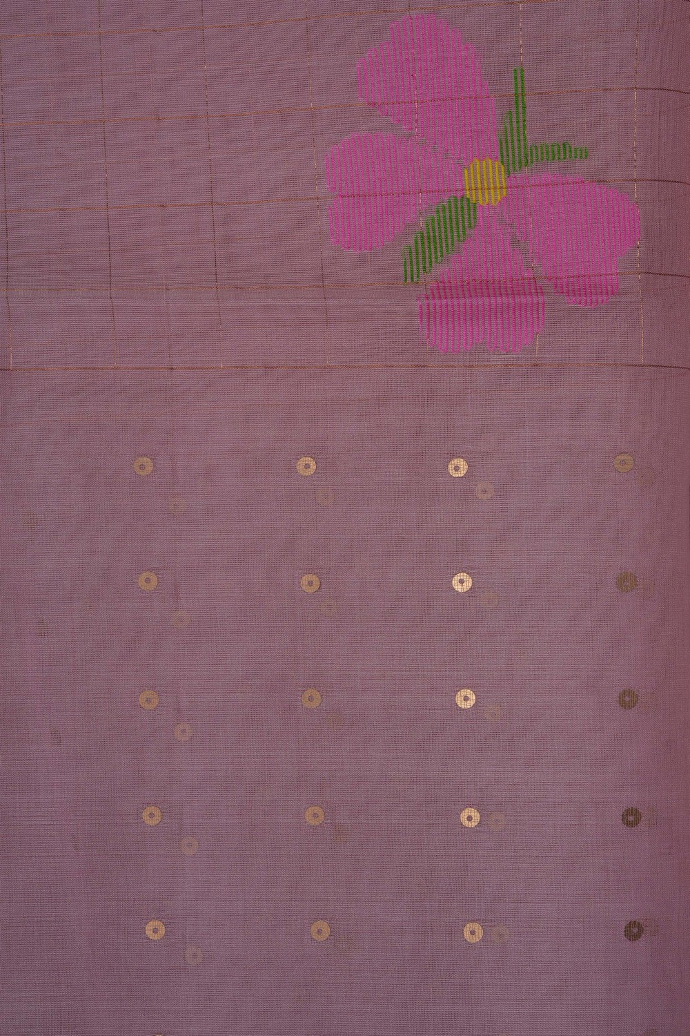 Image of Pink Kora Silk Saree