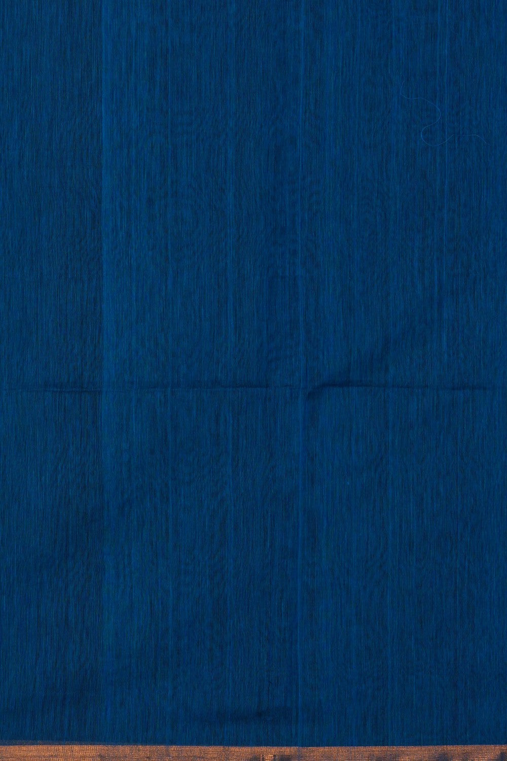 Image of Navy Blue Kora Silk Saree