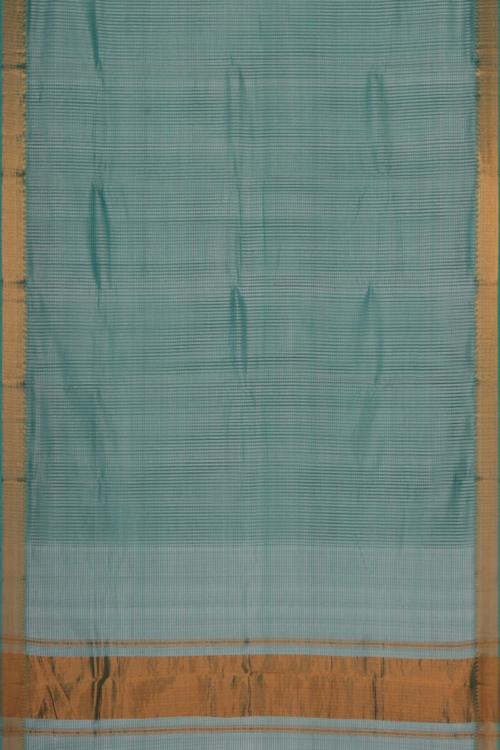 Image of Sea-Green Mangalagiri Silk Saree