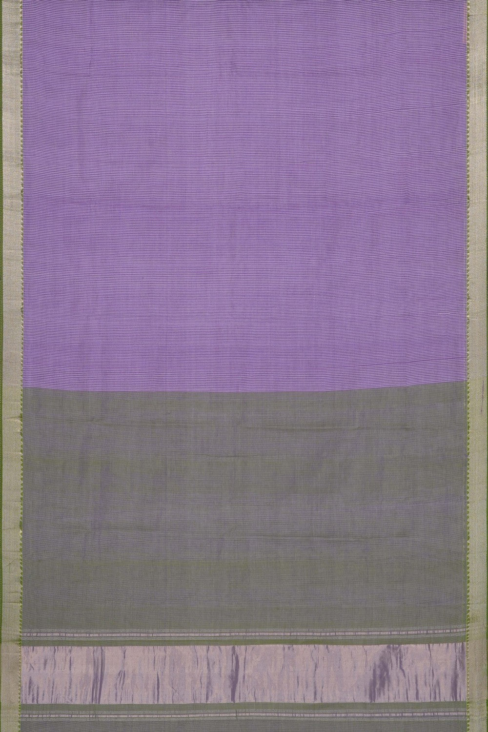 Image of Lavender-Purple Mangalagiri Silk Saree