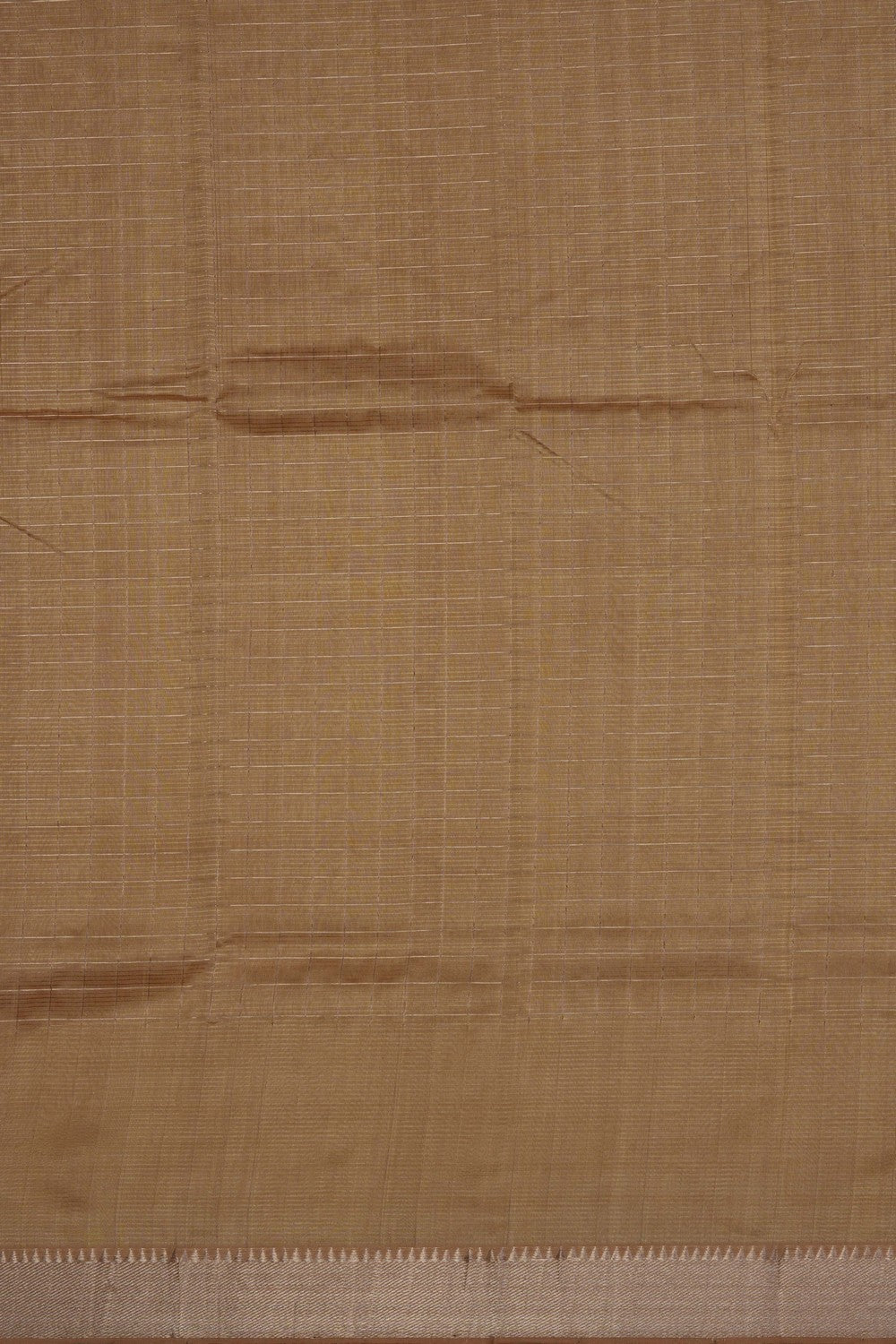 Image of Beige Mangalagiri Silk Saree