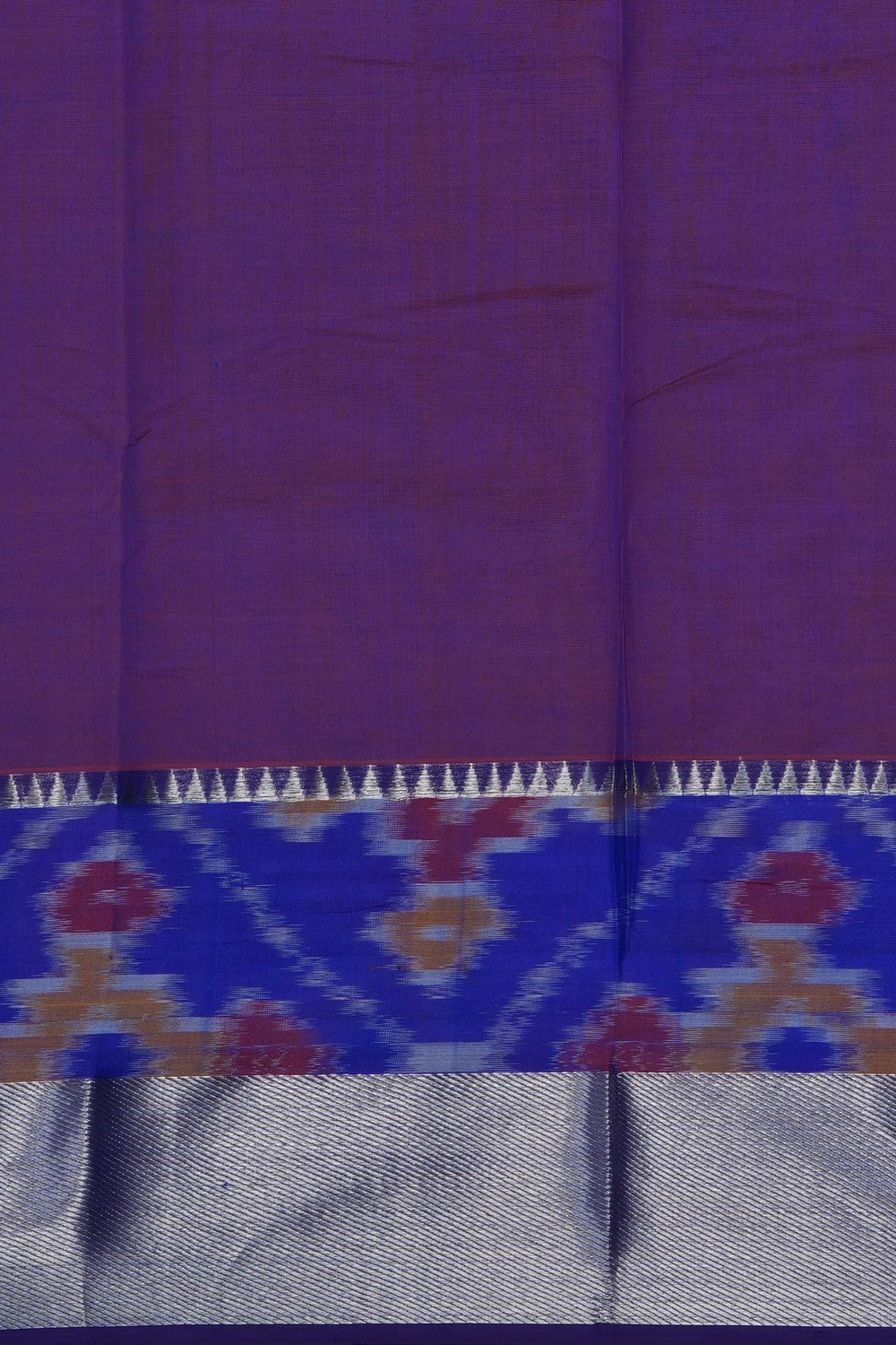 Image of Peach Mangalagiri Silk Saree