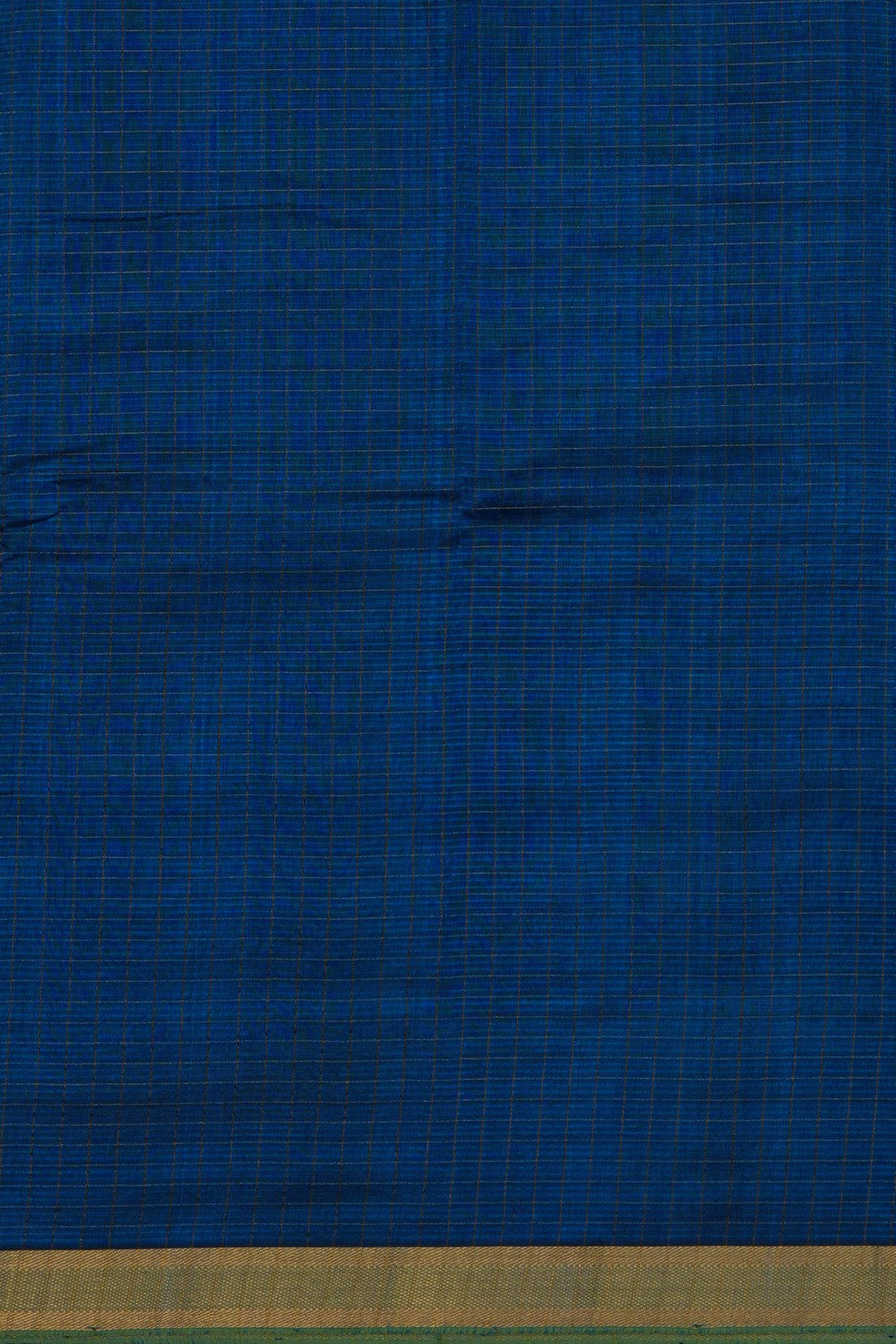 Image of Blue Mangalagiri Silk Saree