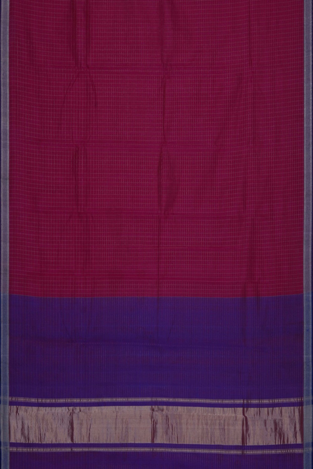 Image of Pink Mangalagiri Silk Saree