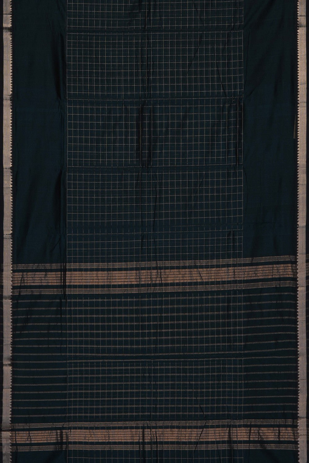 Image of Blue Mangalagiri Silk Saree