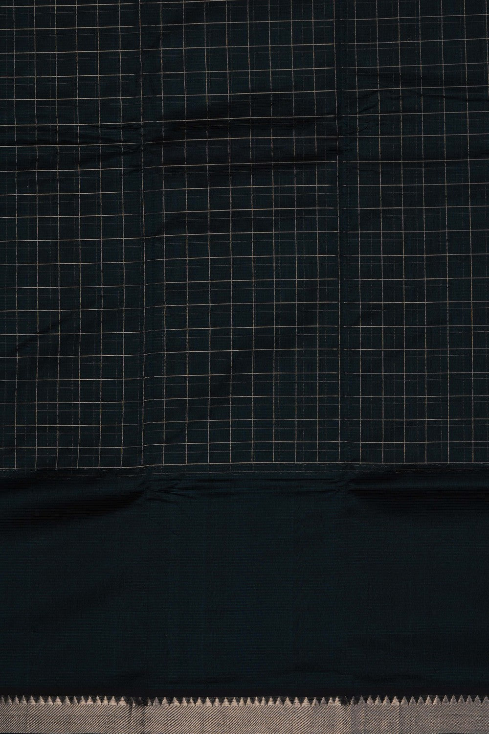Image of Blue Mangalagiri Silk Saree