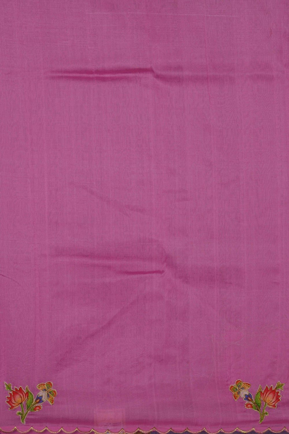 Image of Pink Mangalagiri Silk Saree
