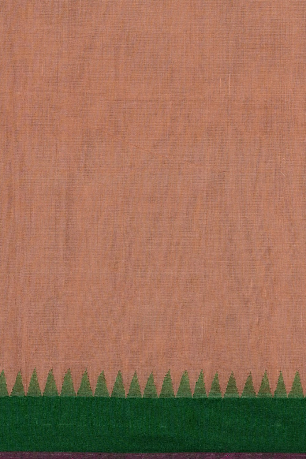 Image of Peach Ponduru Cotton Saree