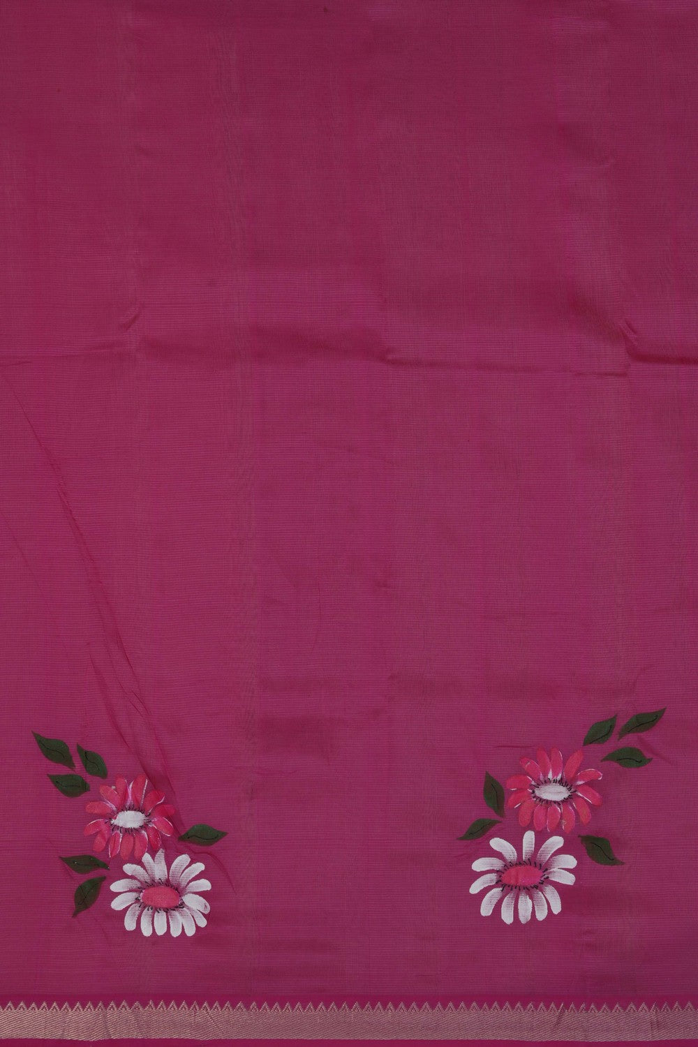 Image of Light-Green Mangalagiri Silk Saree