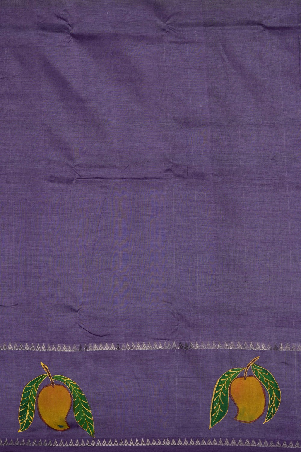 Image of Purple Mangalagiri Silk Saree