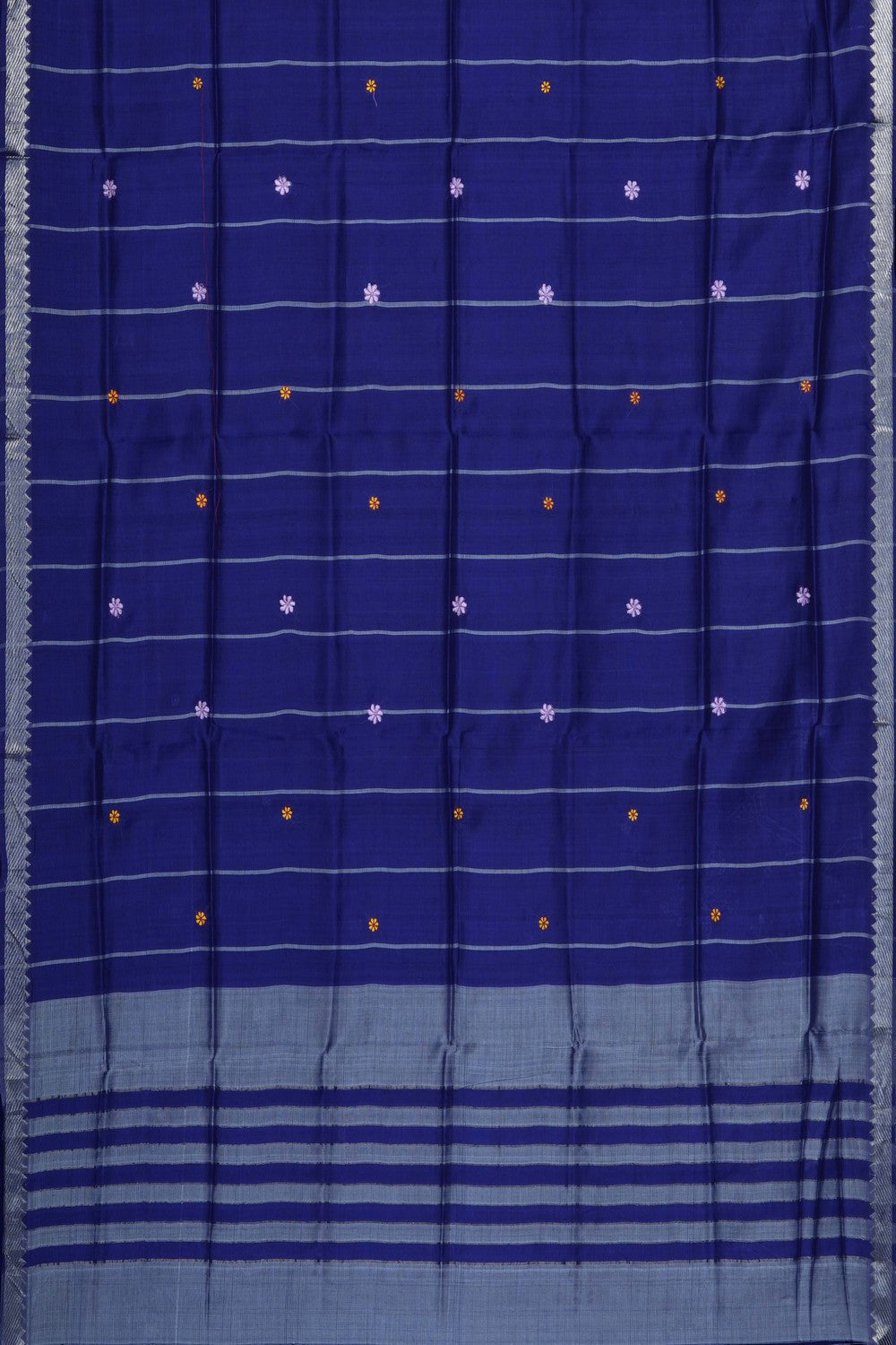 Image of Mangalgiri Embroidery Unstitched Suit Set Fabric (3 Pcs Set)