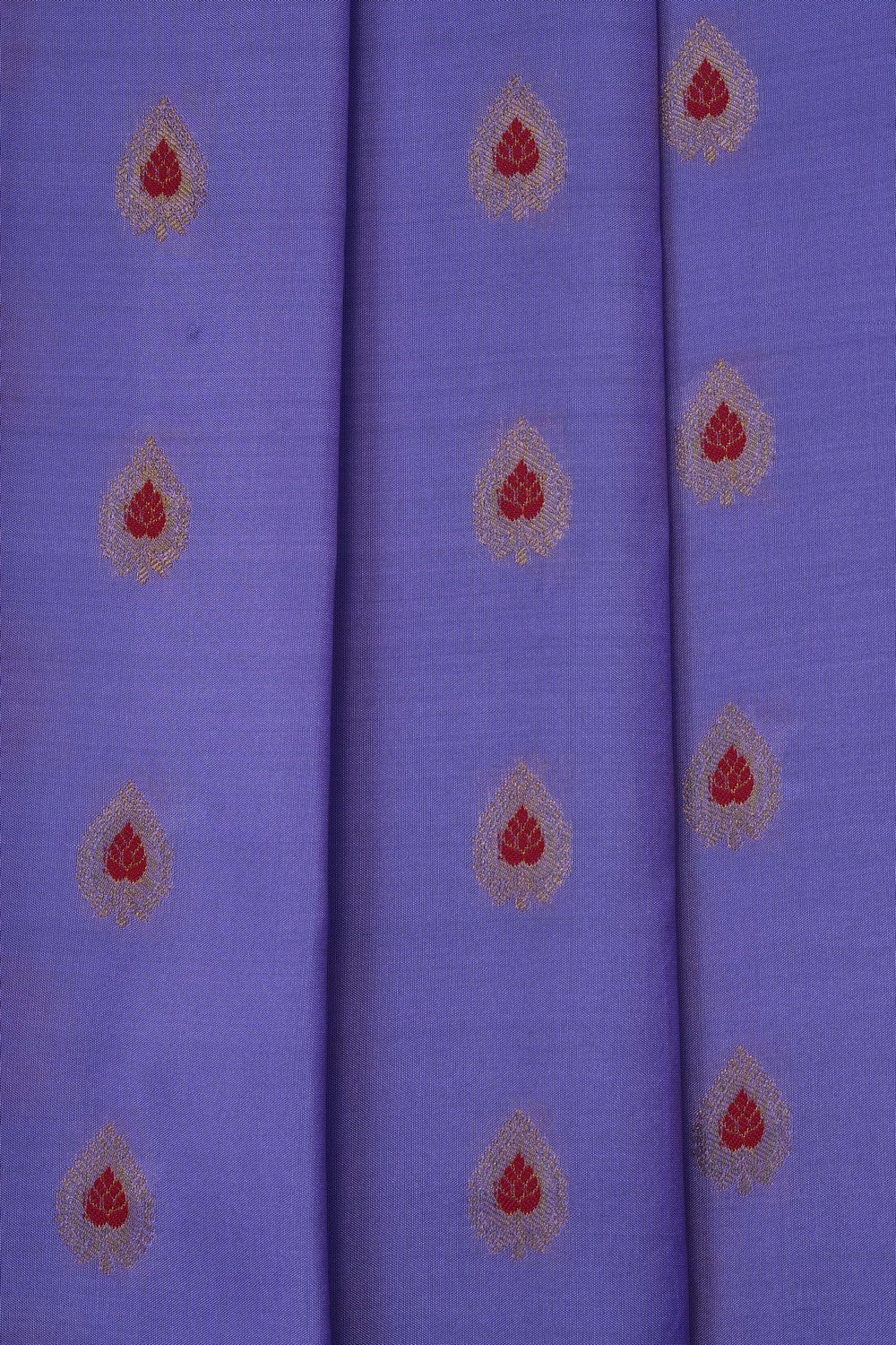 Image of Purple Gadwal Silk Saree
