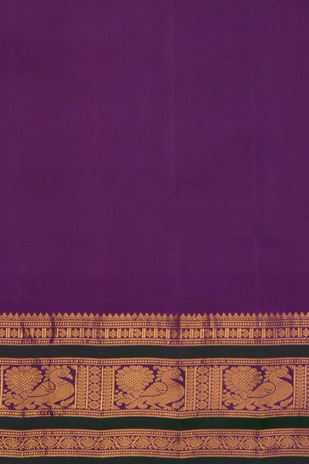 Image of Sea Green Gadwal Silk Saree