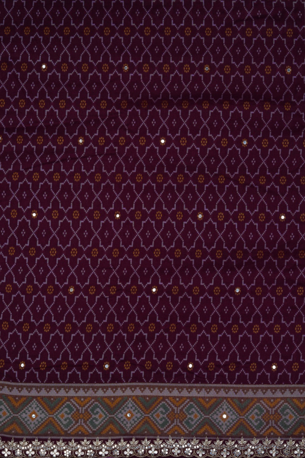 Image of A Fusion Embroidered Saree
