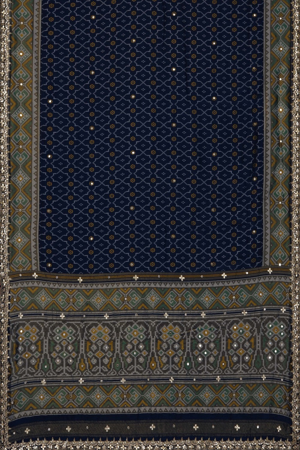 Image of A Fusion Embroidered Saree