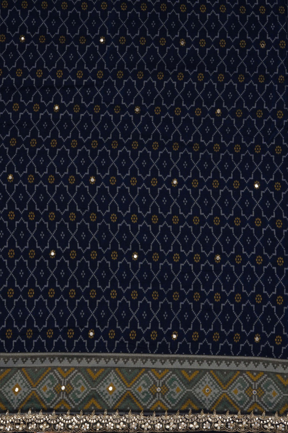 Image of A Fusion Embroidered Saree
